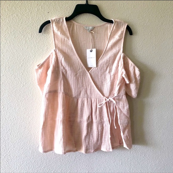 Lucky Brand Blush Pink Blouse - Picture 1 of 8